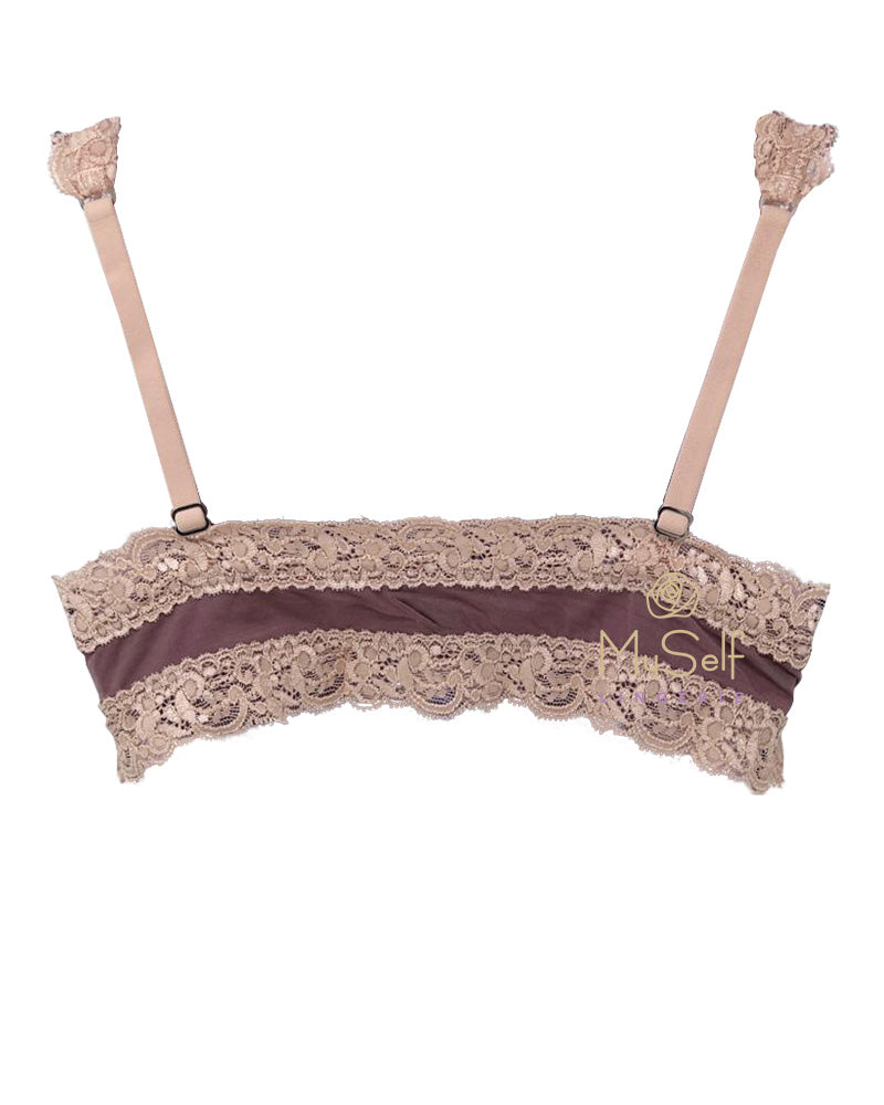 Fleur't 611 Lounge Bralette with Lace myselflingerie.com