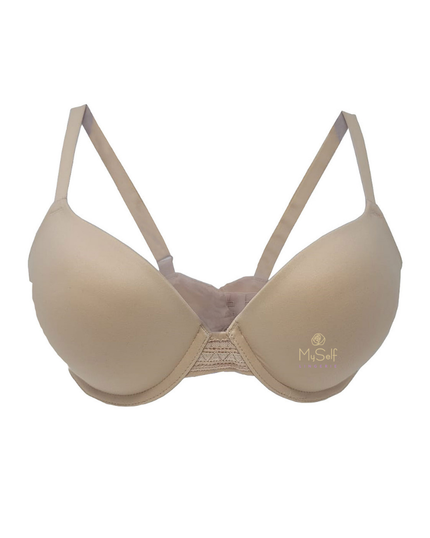 Wacoal 858313 Sand Molded Push Up Underwire Bra myselflingerie.com
