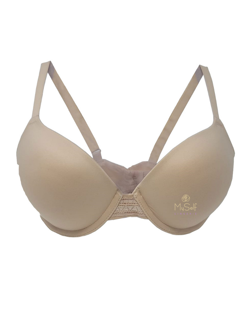 Wacoal 858313 Sand Molded Push Up Underwire Bra myselflingerie.com
