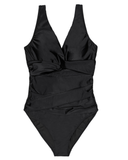 Dorina D000595 Aqua Tummy Shaping Black Swimsuit myselflingerie.com