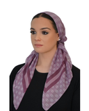 Tie Ur Knot Pastel Lavender G-Inspired Pre-tied Bandanna with Full Non Slip Grip