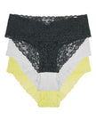 Dorina D00539Y Lana 3 Pk Lace Briefs myselflingerie.com