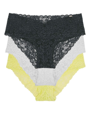 Dorina D00539Y Lana 3 Pk Lace Briefs myselflingerie.com