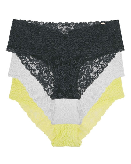 Dorina D00539Y Lana 3 Pk Lace Briefs myselflingerie.com