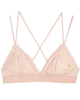 Btemptd Rose Smoke Lace Encounter Velvet Trim Bralette