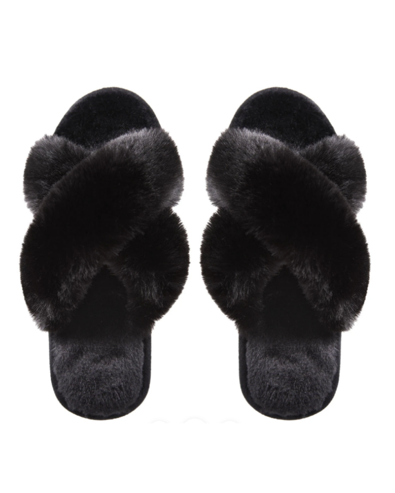 MZP05445 Beverly Fur Plush Slipper
