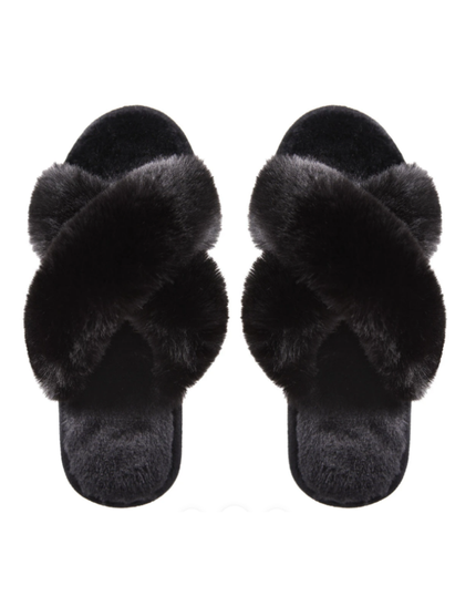 MZP05445 Beverly Fur Plush Slipper
