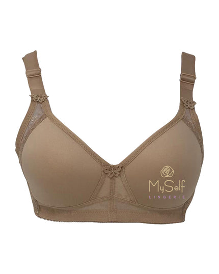 Va Bien 723 Nude Papillon Wire Free Spacer Bra MYSELFLINGERIE.COM