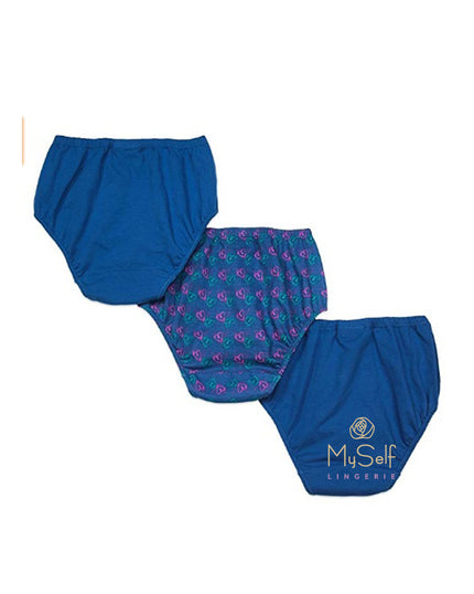 Young Berry 7321-H Denim Hearts Print Teen Panties myselflingerie.com