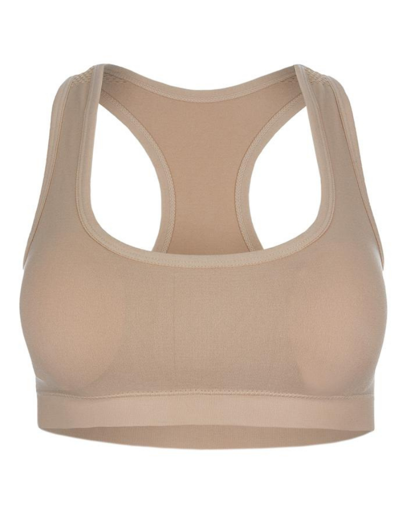 ME MOI MJBS-3000 Beige Racerback Beginner's Bra 2 Pack MYSELFLINGERIE.COM