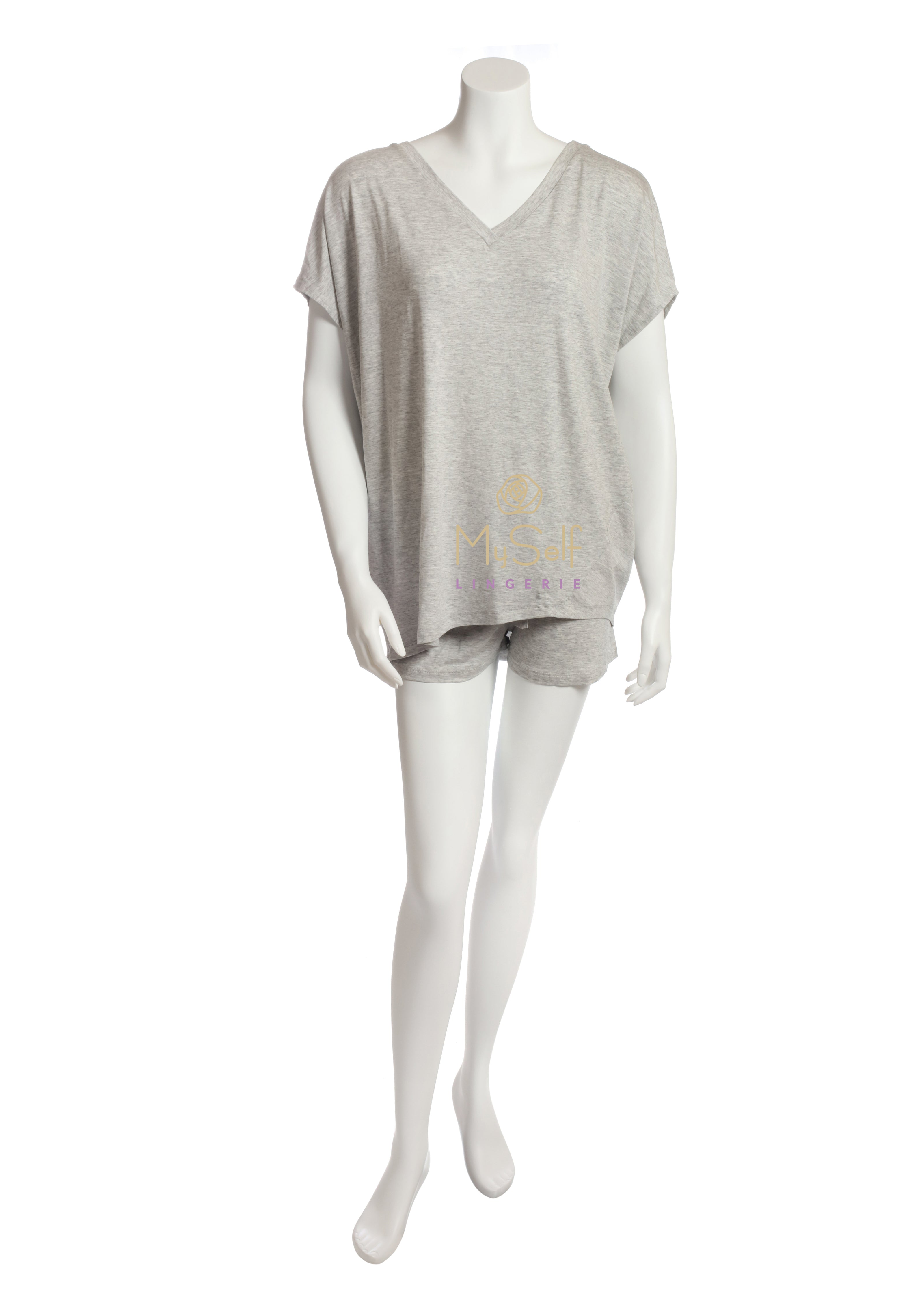 Vanilla Night and Day LW003 + LW005 Pajamas Shorts myselflingerie.com