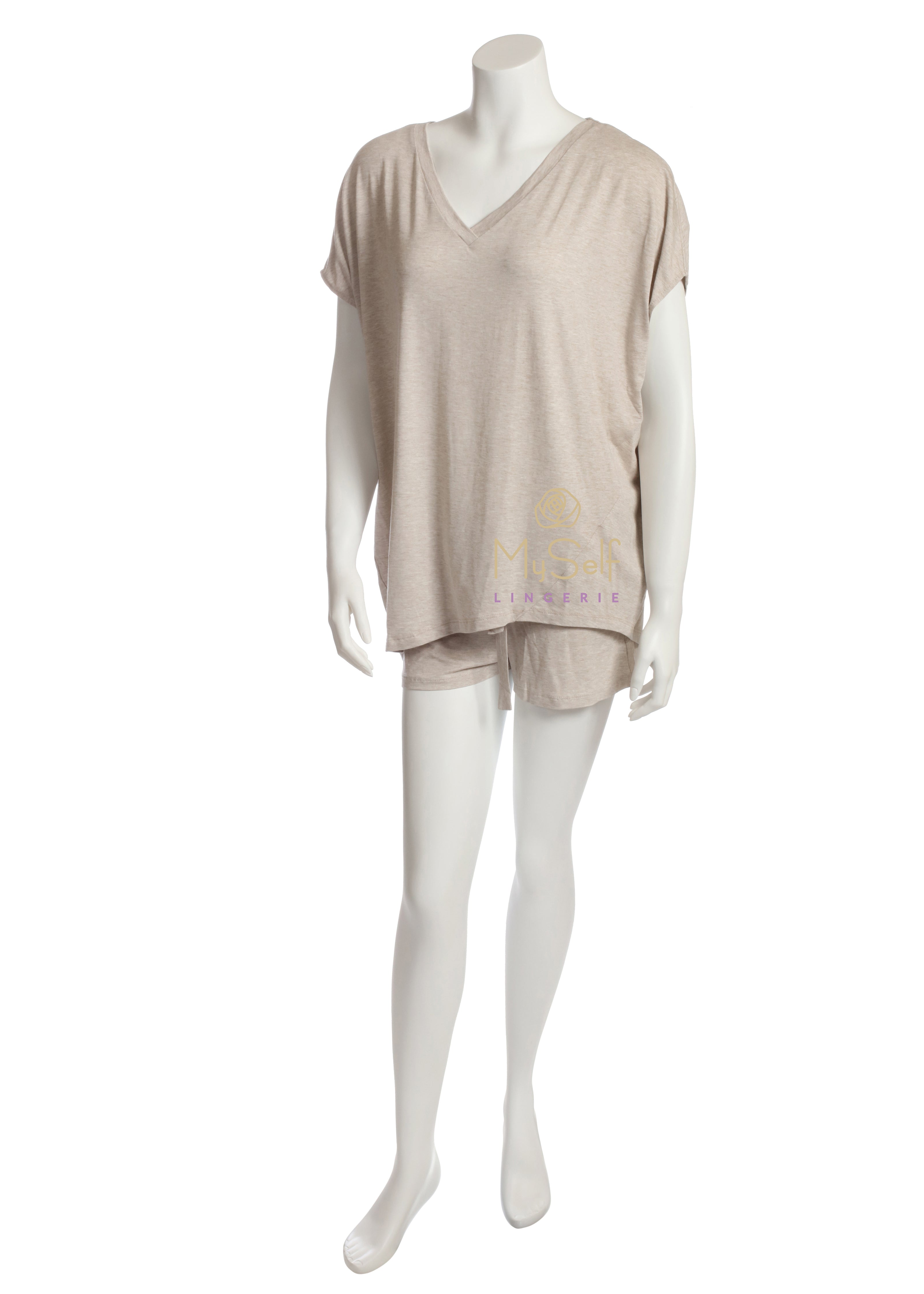 Vanilla Night and Day LW003 + LW005 Pajamas Shorts myselflingerie.com