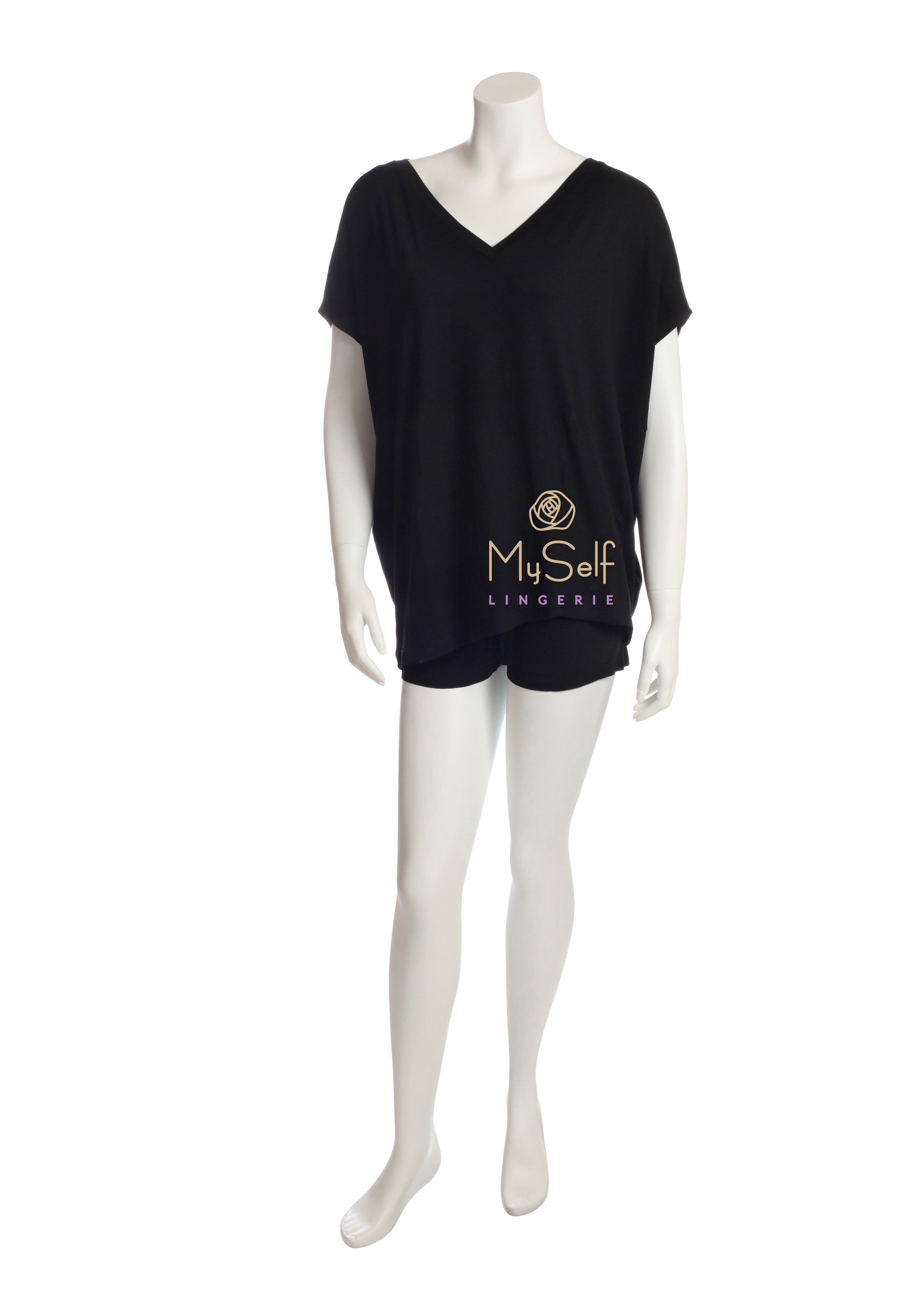 Vanilla Night and Day LW003 + LW005 Pajamas Shorts myselflingerie.com