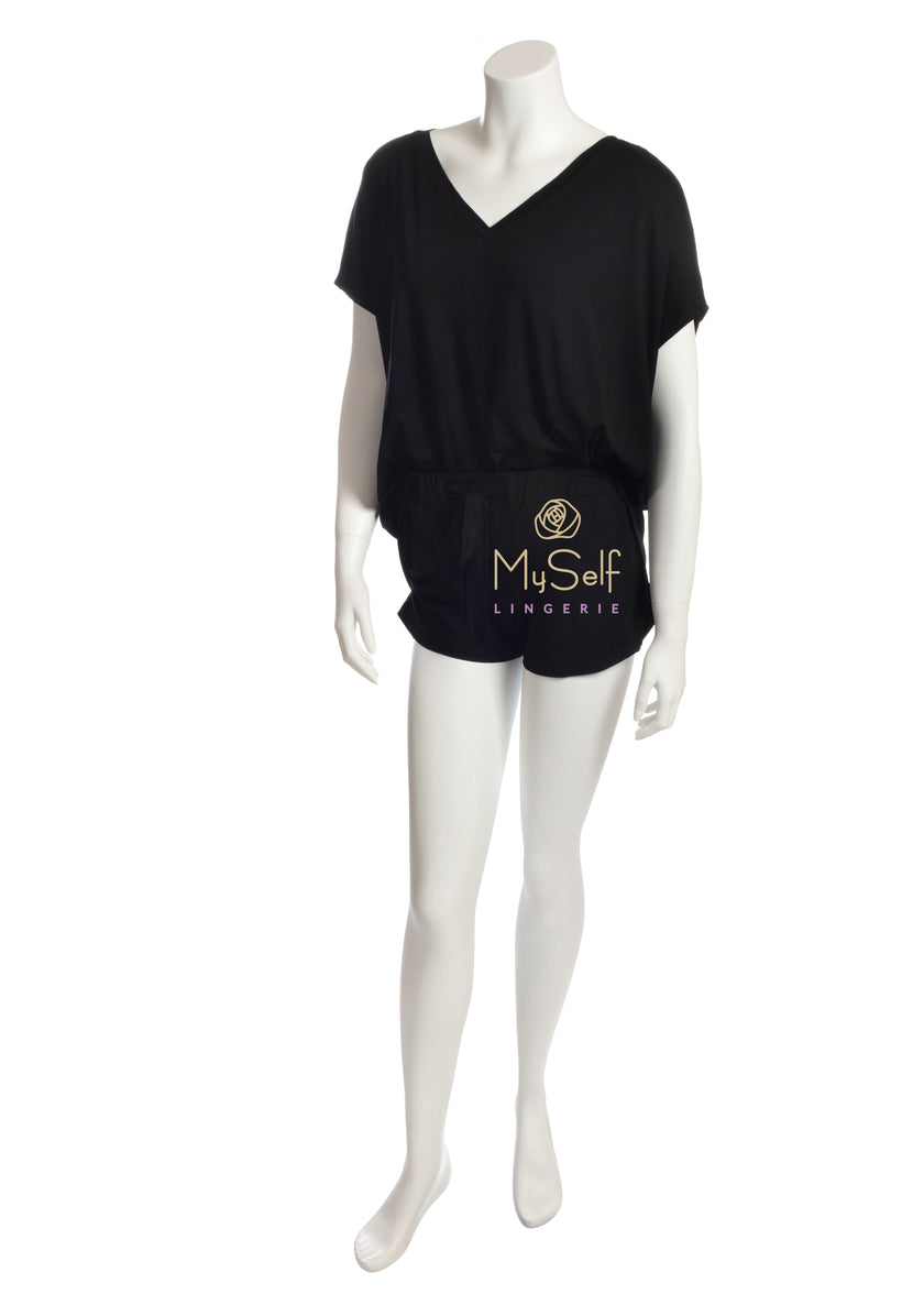 Vanilla Night and Day LW003 + LW005 Pajamas Shorts myselflingerie.com