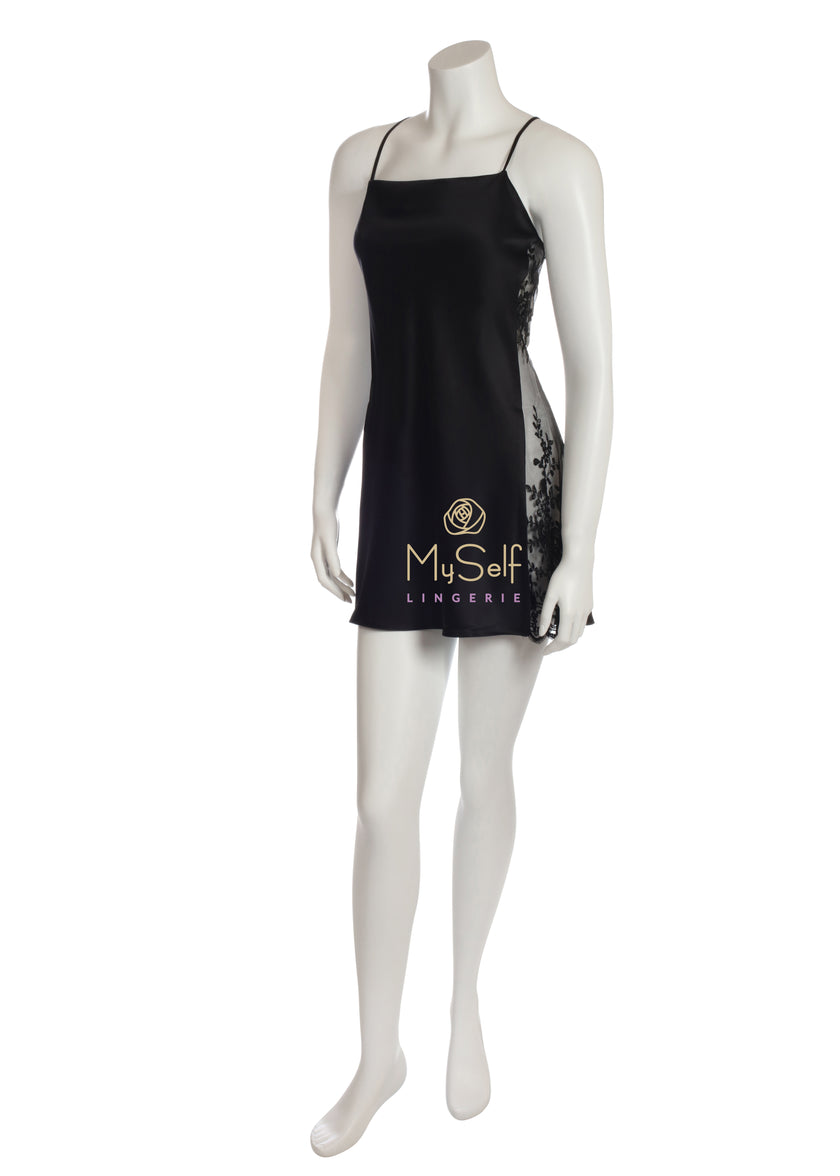 Rya Collection 207 Darling Lace Panel Chemise myselflingerie.com