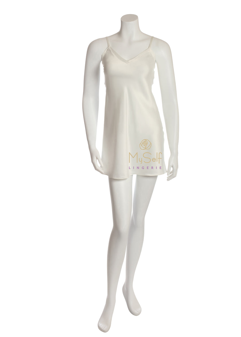 Rya Collection 195 Simple Ivory Chemise myselflingerie.com