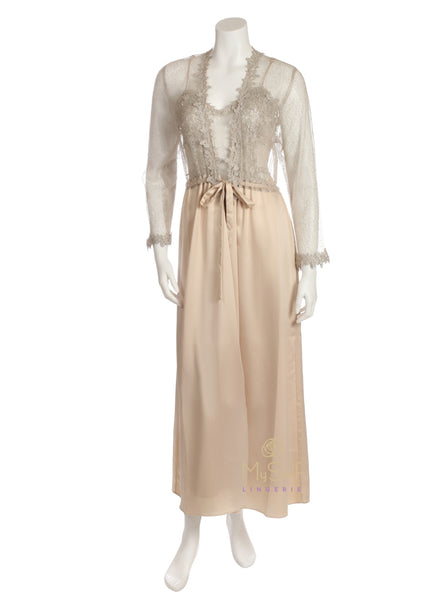 Flora Nikrooz 7534C Champagne Showstopper Robe MYSELFLINGERIE.COM