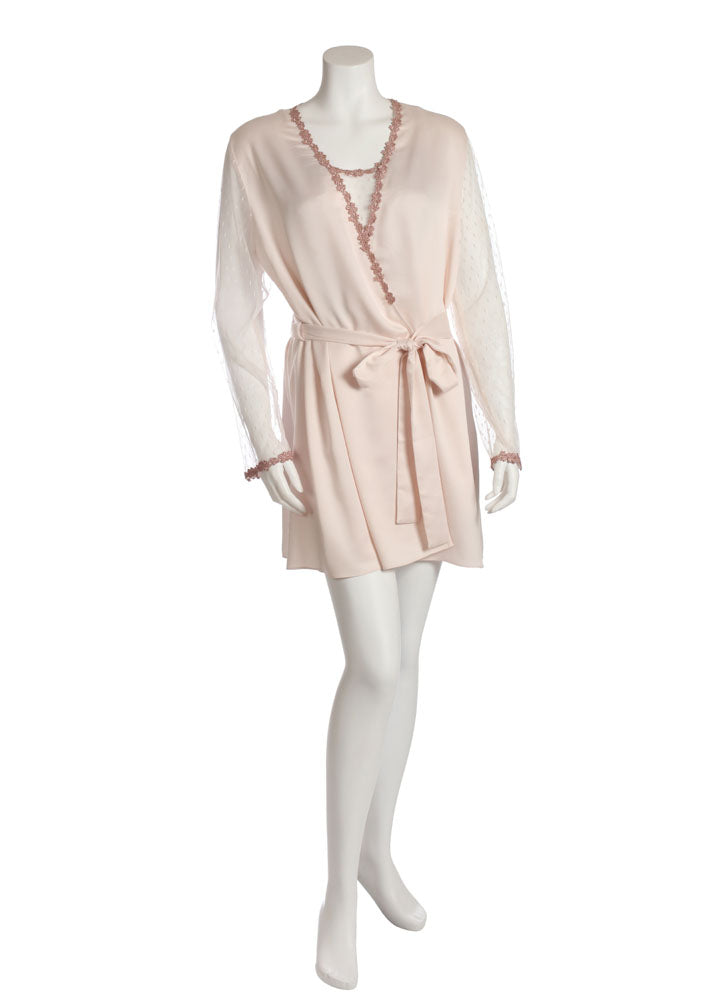 Flora Nikrooz 8061 Showstopper Short Robe MYSELFLINGERIE.COM