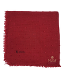 Lizi Headwear Textured Solid Burgundy Square Scarf with Light Non Slip Grip