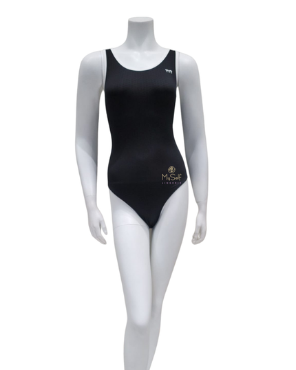 MHEXS7A Black/White Hexa Maxfit Swimsuit