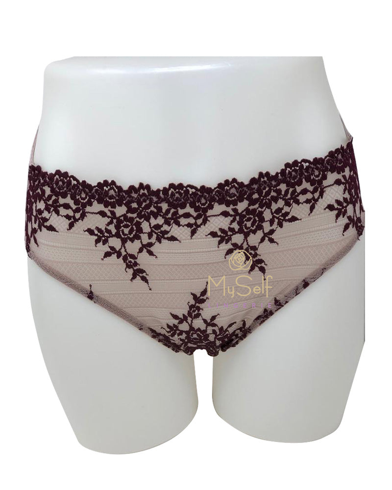 Wacoal 841191 Embrace Lace Hi Cut Brief myselflingerie.com