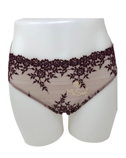 Wacoal 841191 Embrace Lace Hi Cut Brief myselflingerie.com