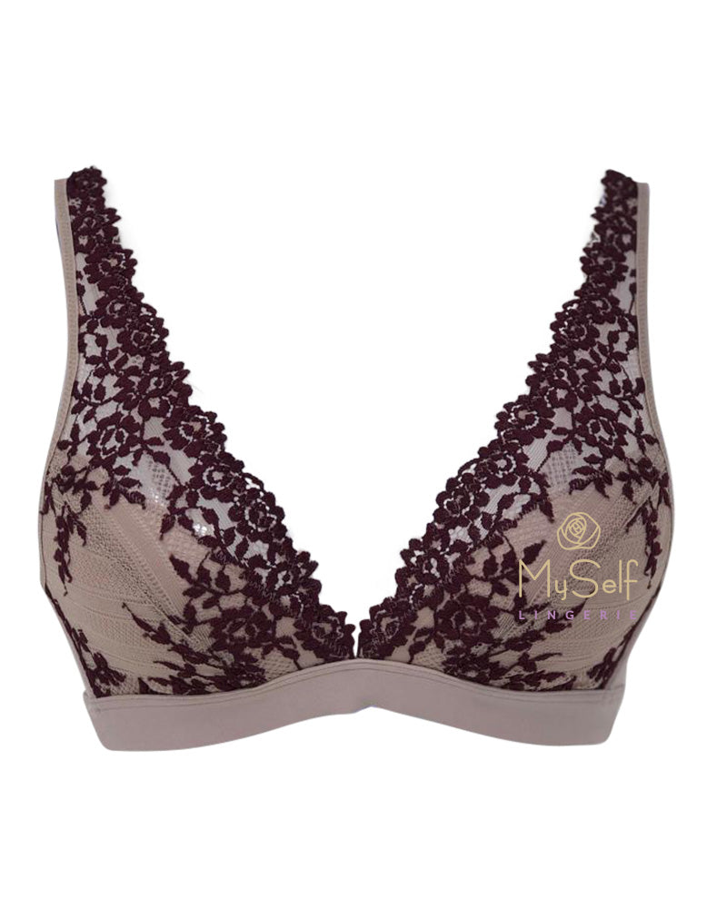 Wacoal Embrace Lace Wire Free Bralette - Pickled Beet / 36