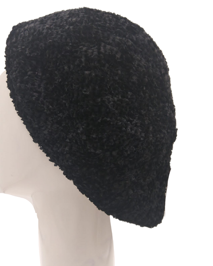 SG SG04-WL-BLK Solid Black Lined Chenille myselflingerie.com