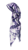 Lizi Headwear Tie Dye Purple Pre-Tied Headscarf Bandanna