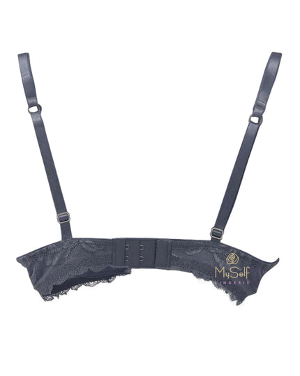 Montelle 9088 Floral Lace Demi Underwire Bra MYSELFLINGERIE.COM