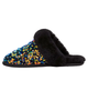 UGG 1112304 Scuffette II Black Sequin Suede Slipper with Fur Trim myselflingerie.com