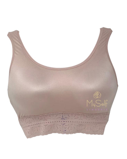 Wacoal 910253 Future Foundation Crop Top Bra with Lace myselflingerie.com