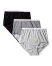 Jockey 9482 Exposed Rubber Cotton 3 Pk Briefs myselflingerie.com