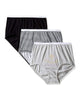 Jockey 9482 Exposed Rubber Cotton 3 Pk Briefs myselflingerie.com