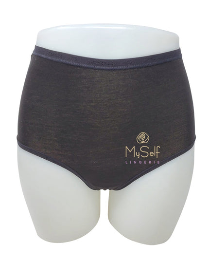 Gemsli 3323 Organic Cotton Black Briefs 3 Pk myselflingerie.com