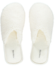 Flora Nikrooz Ivory Sherpa Victoria Slippers