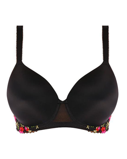 Freya AA5334 Black Awakening Demi Plunge Molded U/W Bra MYSELFLINGERIE.COM