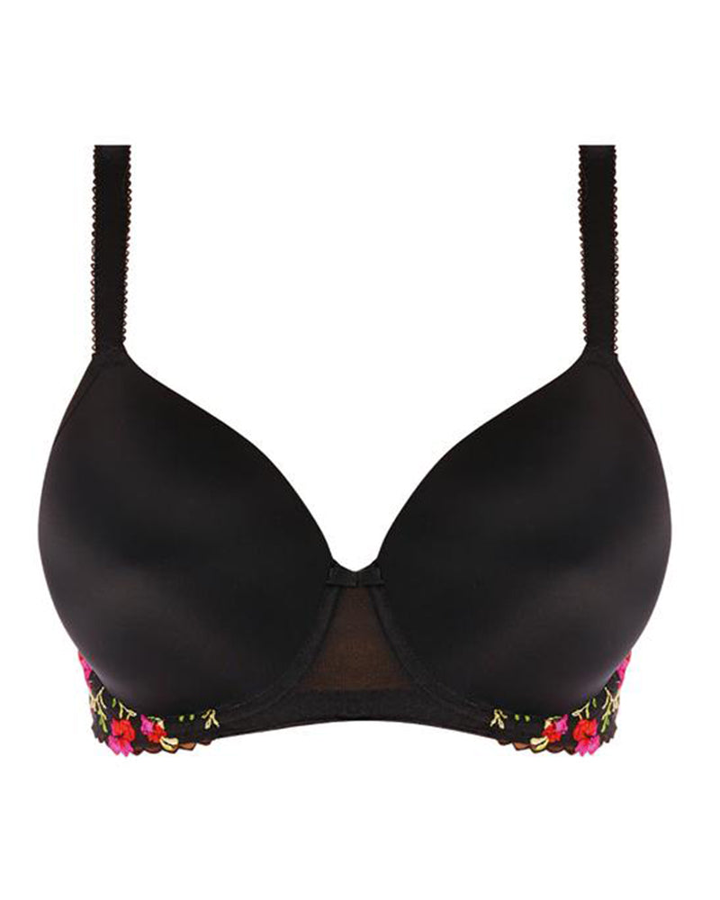 Freya AA5334 Black Awakening Demi Plunge Molded U/W Bra MYSELFLINGERIE.COM