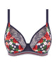 Freya AA5421 Midnight Floral Wild Underwire Plunge Bra MYSELFLINGERIE.COM