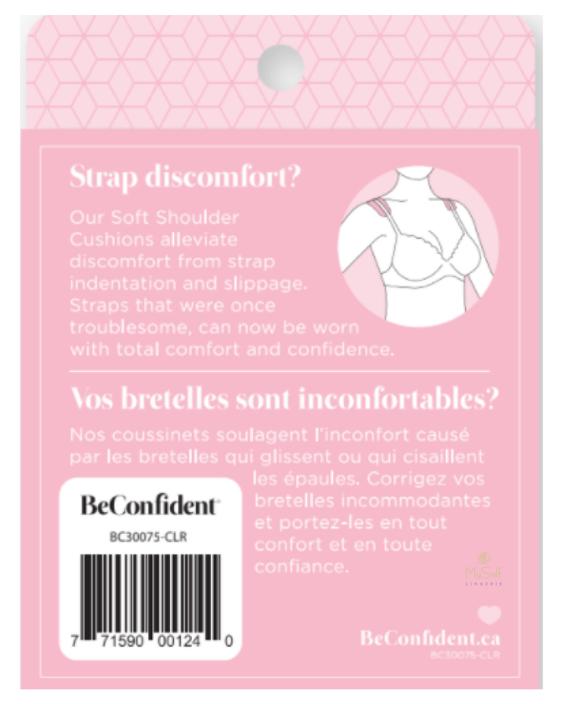 Be Confident Clear Comfort Shoulder Grip Cushion 1 Pair