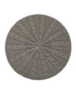Lizi Headwear Cable Knit Lined Grey Lurex Beret myselflingerie.com