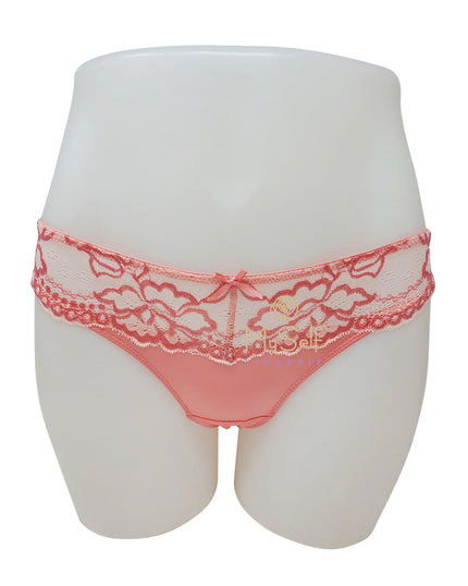 Dorina D02252L Coral Two Tone Lace Brief myselflingerie.com