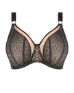Elomi 4430 Black Sadie 4 Part Cup Balcony Underwire Bra MYSELFLINGERIE.COM