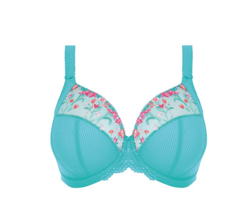 4380 Tahiti Teal Charley Plunge Underwire Bra