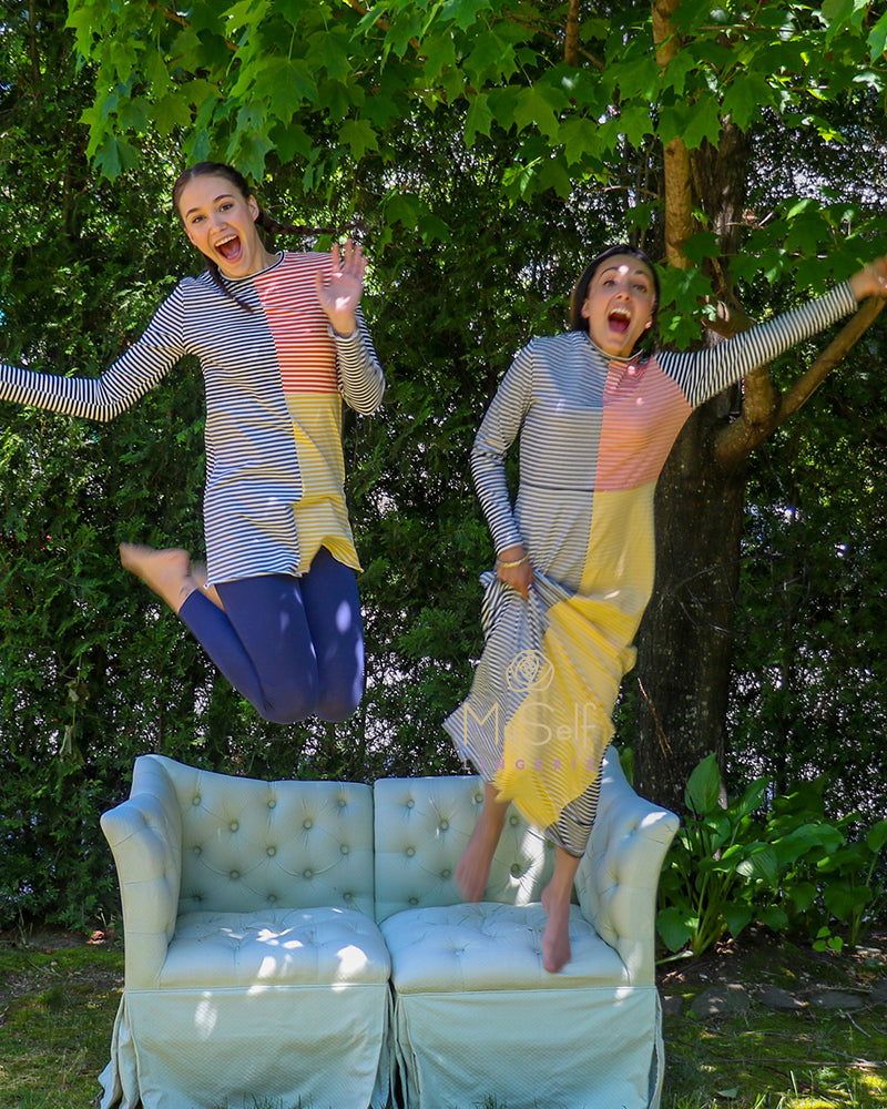 Citrus EL821PJ-1 Anchor Print Teen Pajama Set myselflingerie.com