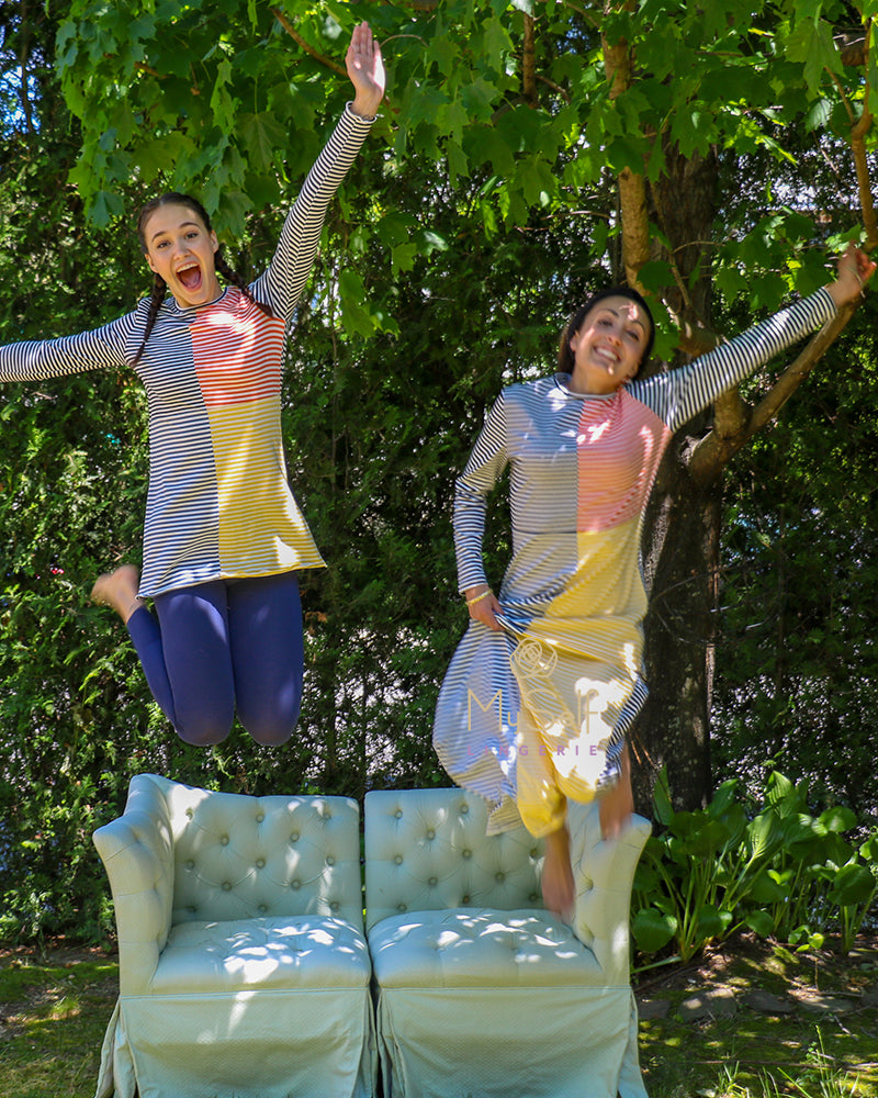 Citrus EL821PJ-1 Anchor Print Teen Pajama Set myselflingerie.com