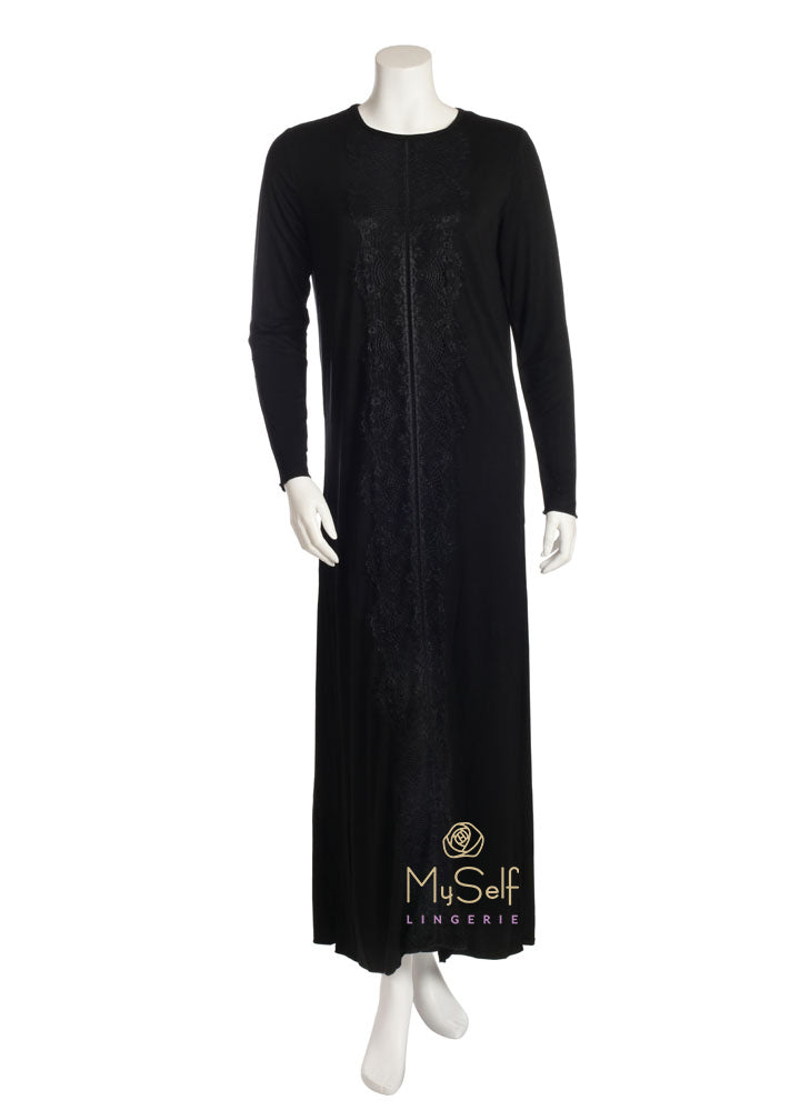 Citrus EL863 Lace Strip Nightgown myselflingerie.com