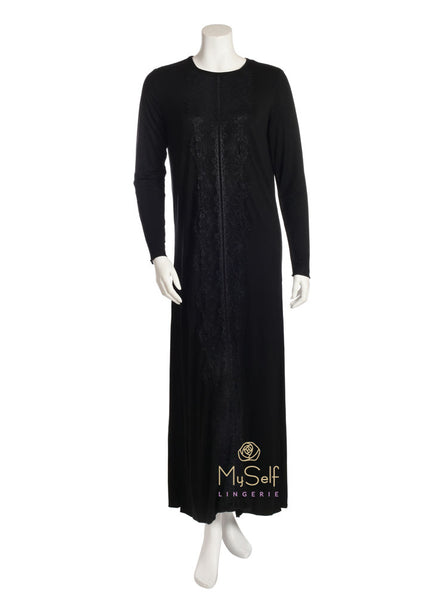 Citrus EL863 Lace Strip Nightgown myselflingerie.com