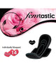 Femtastic FMP14B Femtastic Medium Black Sanitary Pads 14 Ct. MYSELFLINGERIE.COM