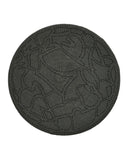 Lizi Headwear Geometric Lined Grey / Black Beret myselflingerie.com